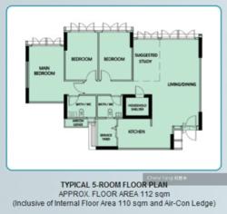 Blk 122A Sengkang East Way (Sengkang), HDB 5 Rooms #108697712